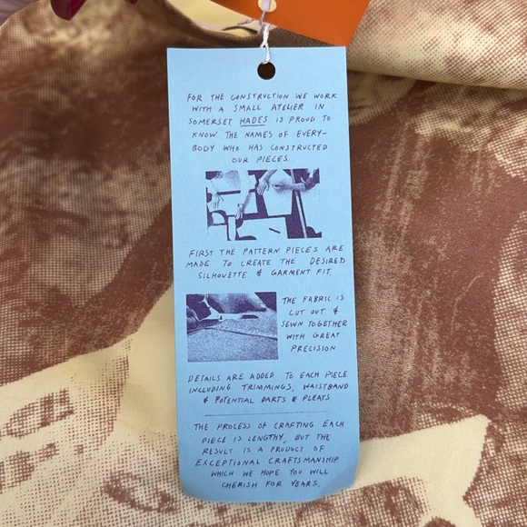 NWT Hades UK Vintage Pattern Style A-Line Skirt Large - Picture 5 of 8